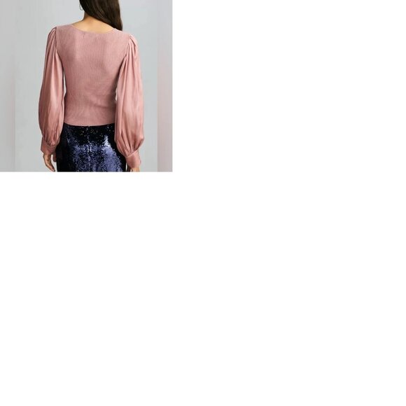 Anthropologie Twofer Faux-Wrap Sweater NEW with Tags! - Picture 4 of 6